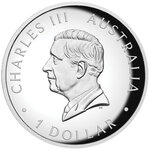 AUSTRALIAN KANGAROO 1 Once Argent Monnaie 1 Dollars Australia 2024