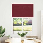 vidaXL Store plissé rouge bordeaux 85x100 cm largeur du tissu 84 4 cm