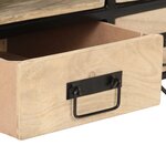 vidaXL Table basse 100x50x40 cm Bois de manguier massif