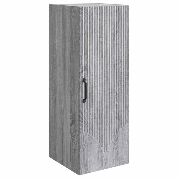 vidaXL Armoire Murale Sonoma gris 33 x 34 5 x 90 cm Bois d'ingénierie