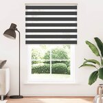 vidaXL Store zèbre noir 145x200 cm largeur du tissu 140 9 cm polyester