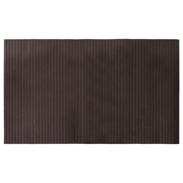 vidaXL Tapis rectangulaire marron foncé 60x100 cm bambou