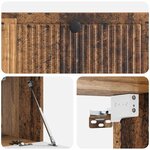 vidaXL Meuble TV mural Bois ancien 78 5 x 31 x 30 cm Bois d'ingénierie