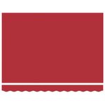 Store rétractable automatique vidaXL Rouge 350x250 cm