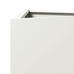 vidaXL Jardinière blanc triangulaire 40x34 5x70 cm acier