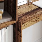 vidaXL Bureau Bois Ancien 90 x 40 x 76 cm