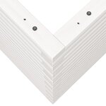 vidaXL Jardinière blanc 50x50x68 5 cm bois de pin massif