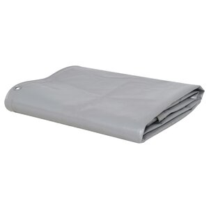 vidaXL Bâche 650 g / m² 1 5 x 20 m Gris