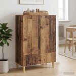 vidaXL Buffet Bois ancien 66 x 34 5 x 95 cm Bois d'ingénierie