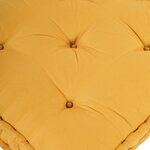 Coussin de canapé sur palette vidaXL en tissu jaune