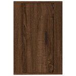 vidaXL Meuble TV mural Chêne marron 40x34 5x60 cm