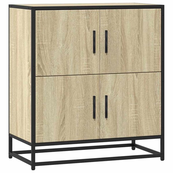 vidaXL Buffet chêne sonoma 68x35x76 cm bois d'ingénierie