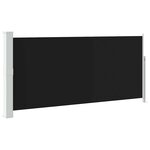 vidaXL Auvent latéral rétractable 140 x 300 cm Noir
