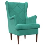 vidaXL Fauteuil Turquoise Velours