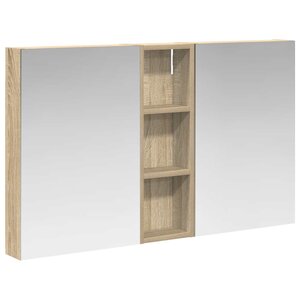 vidaXL Ensemble de Meubles de Salle de Bain 3 Pièces 100 x 10 5 x 60 5 cm