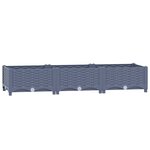 vidaXL Lit surélevé 120x40x23 cm Polypropylène