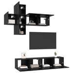 vidaXL Ensemble meuble TV 8 pc Bois d'ingénierie
