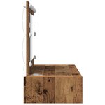 vidaXL Table de Toilette Marron 100 x 40 x 70 cm Bois d'ingénierie