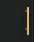 vidaXL Armoire murale noir 60x31x60 cm bois d'ingénierie