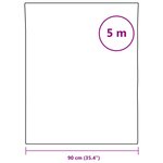 vidaXL Film autoadhésif pour meubles Argenté brillant 500x90 cm PVC