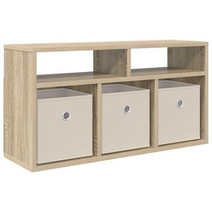 vidaXL Basboard avec tiroir Chêne Sonoma 72 x 22 5 x 38 cm