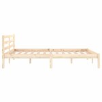 vidaXL Cadre de lit sans matelas bois massif de pin 140x200 cm