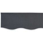 vidaXL Cordon d'auvent Anthracite 580 x 20 cm Toile