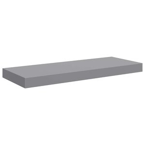 vidaXL Étagère murale flottante gris 60x23 5x3 8 cm MDF