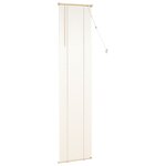 vidaXL Store Vénitien Réglable Marron clair avec motif 213 x 60 cm PVC