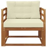 vidaXL Sofa de milieu extérieur Naturel