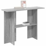 vidaXL Table console Sonoma gris 100 x 30 x 75 cm Bois d'ingénierie