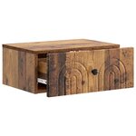 vidaXL Cabinet de chevet mural Bois ancien 49 x 34 5 x 20 cm