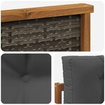 vidaXL Sofa de milieu extérieur Naturel
