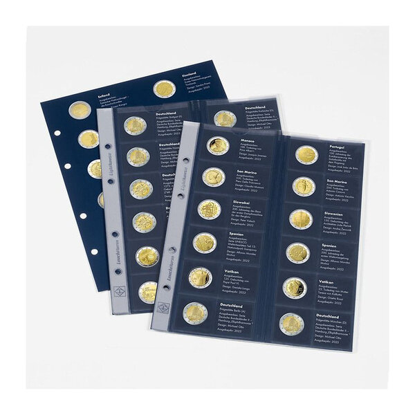 Complément 2023 pour album préimprimé Optima 2 euros - volume IV.