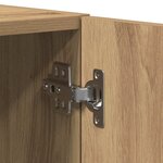 vidaXL Meuble mural Montage mural chêne artisanal 70 x 42.5 x 40 cm