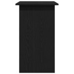 vidaXL Bureau chêne noir 80x45x74 cm bois d'ingénierie