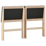 vidaXL Tête de lit capitonnée Taupe 160 cm Pin massif