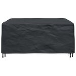 vidaXL Housse pour meubles Uni Noir 200 x 150 x 85 cm 420D