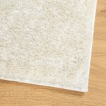 vidaXL Tapis ISTAN à poils longs aspect brillant crème 80x150 cm
