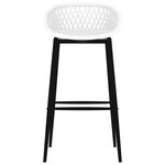 vidaXL Ensemble de bar 7 Pièces Blanc