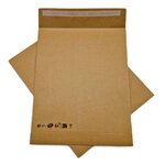 Lot de 100 pochettes à soufflets 30 mm 24 : 260 x 330 mm kraft 120 gr