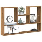 vidaXL Étagère murale chêne artisanal 99x15x60 cm bois d'ingénierie