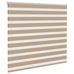 vidaXL Store zèbre marron sable largeur du tissu 150 9 cm polyester