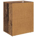 vidaXL Cabinet de chevet Bois ancien 50 x 36 x 60 cm Bois d'ingénierie