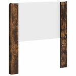 vidaXL Tête de lit Chêne fumé