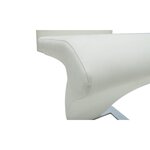 vidaXL Chaises à manger lot de 4 blanc similicuir
