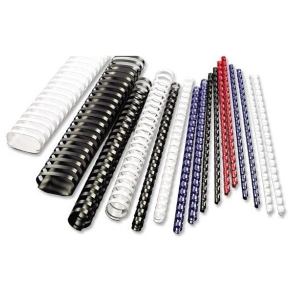 Lot de 100 CombBind Peignes de reliure bleu 10 mm GBC