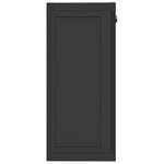 vidaXL Armoire de rangement d'extérieur noir 65x37x85 cm PP