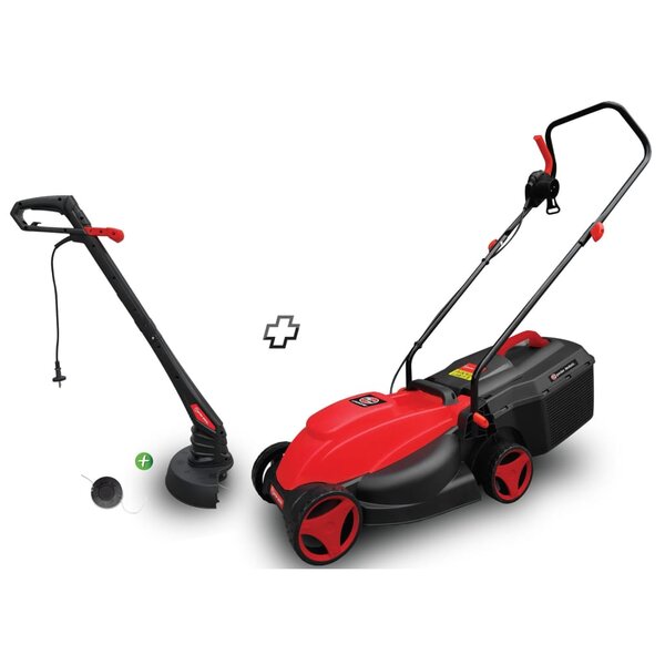 Elem garden technic tondeuse à gazon 1300 w et coupe-herbe 250 w