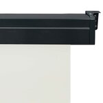 vidaXL Auvent latéral de balcon 175x250 cm Crème